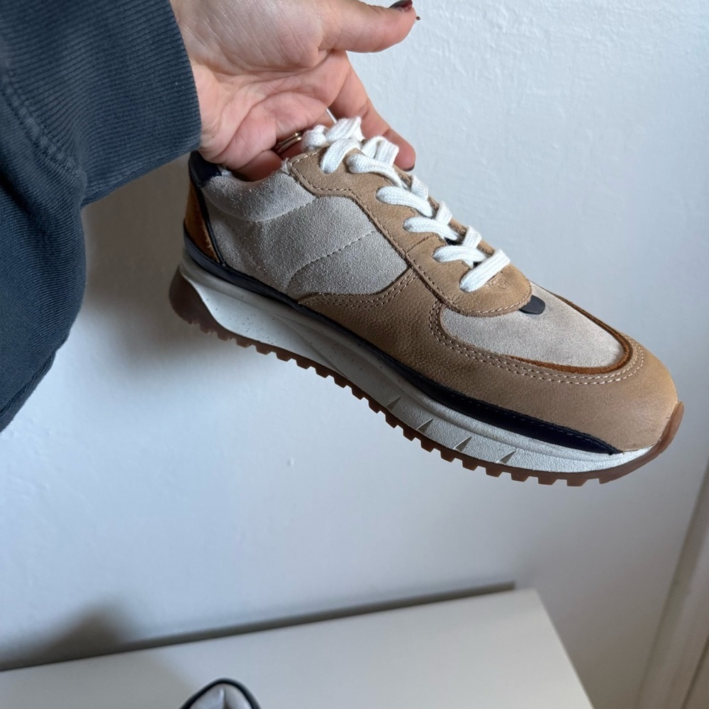 Madewell MWL Kickoff Trainers Sneakers Tan Suede Women’s 5.5 - Picture 9 of 12